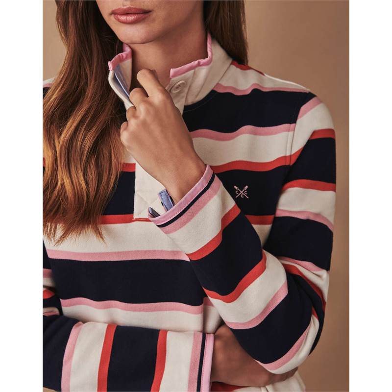 Crew Clothing Womens Half Button Sweatshirt-2